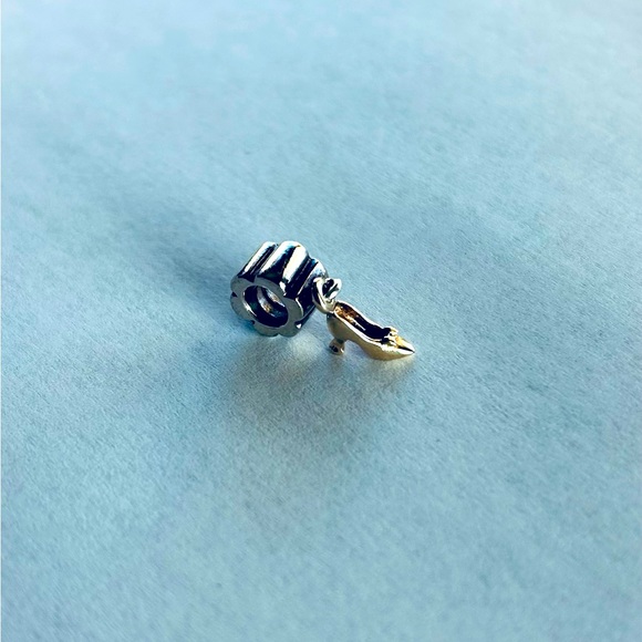 Pandora Stiletto Shoe Charm With 14K Gold - Picture 7 of 8